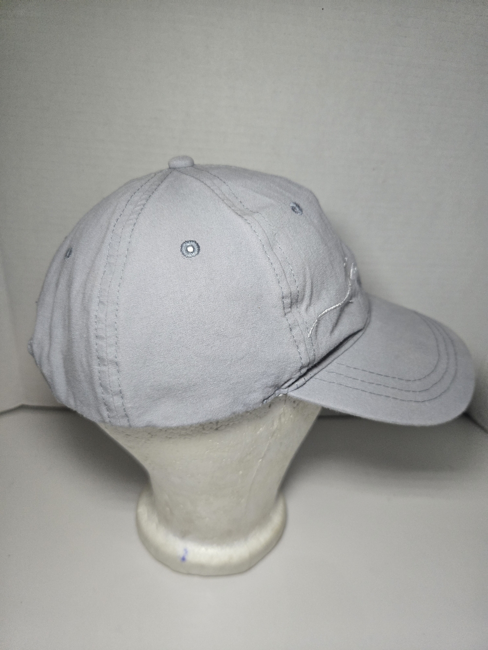 PLAYBOY Light Gray Script Logo Cap - Picture 2 of 6